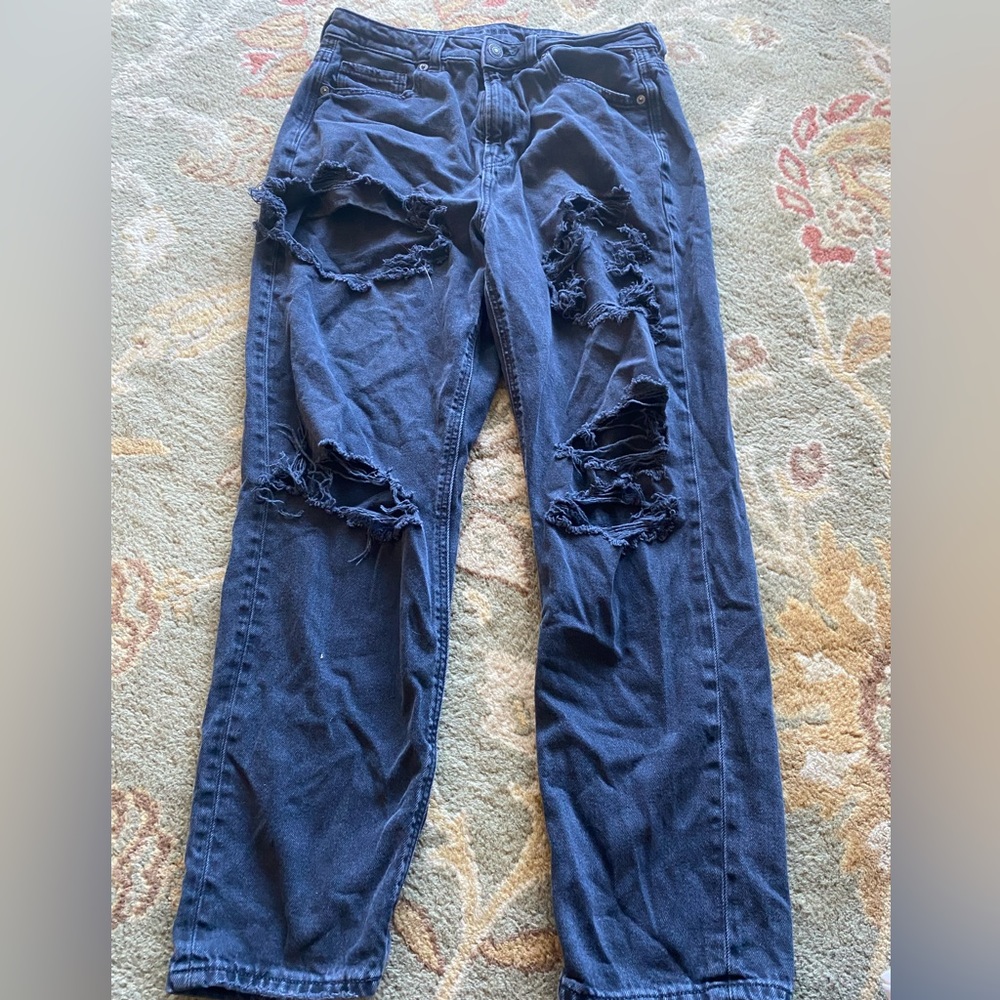 American Eagle ripped jeans
